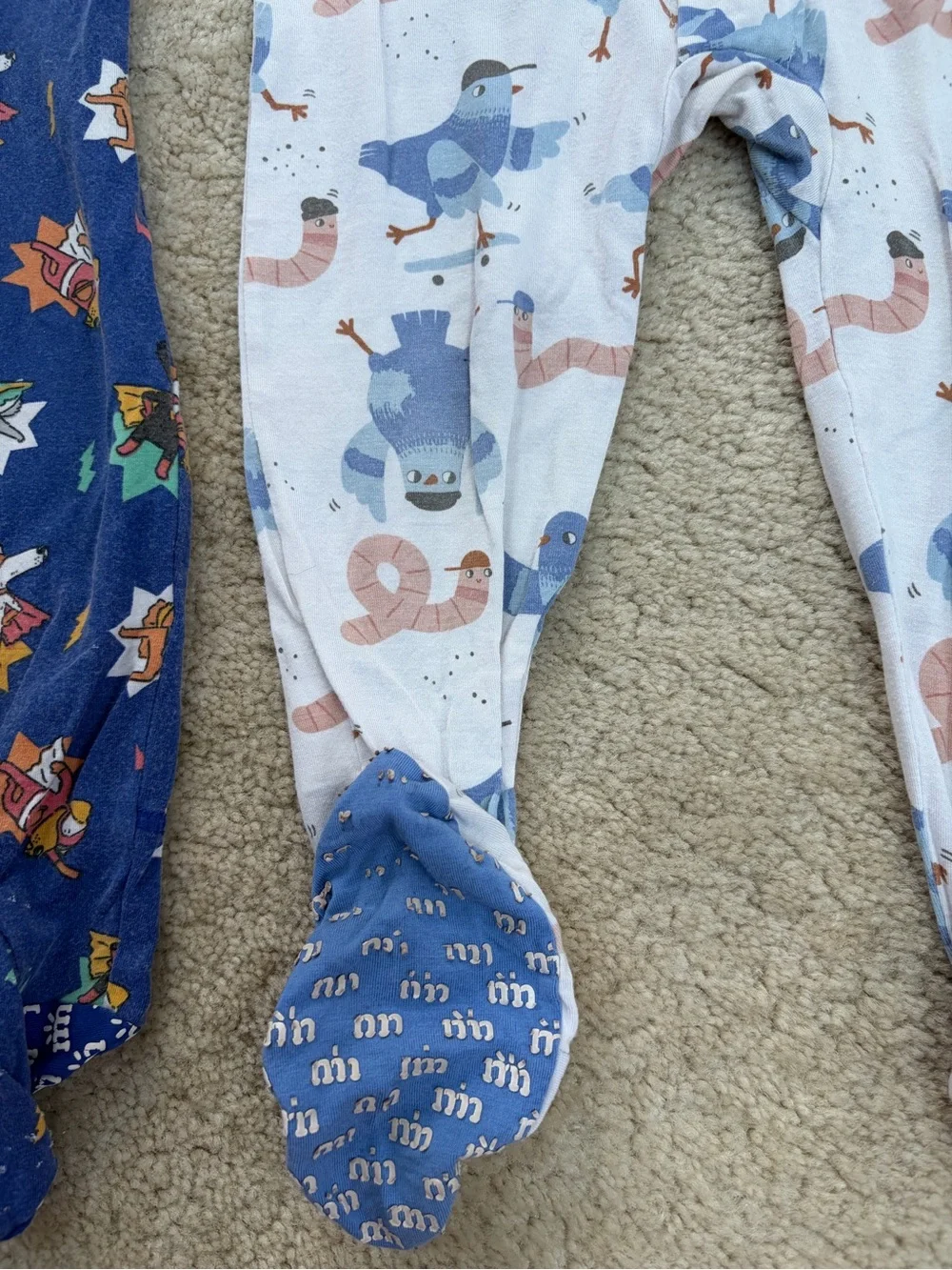 Magnetic Me Size 12-18 Months Animal Print Footie Modal Pajamas Bundle